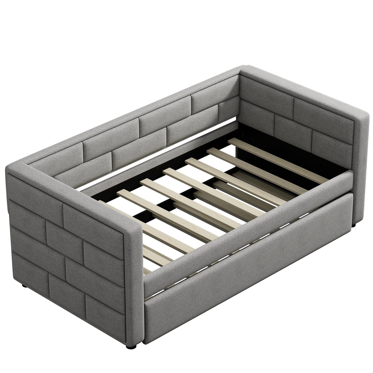 Twin Upholstered Daybed with Trundle S640330
