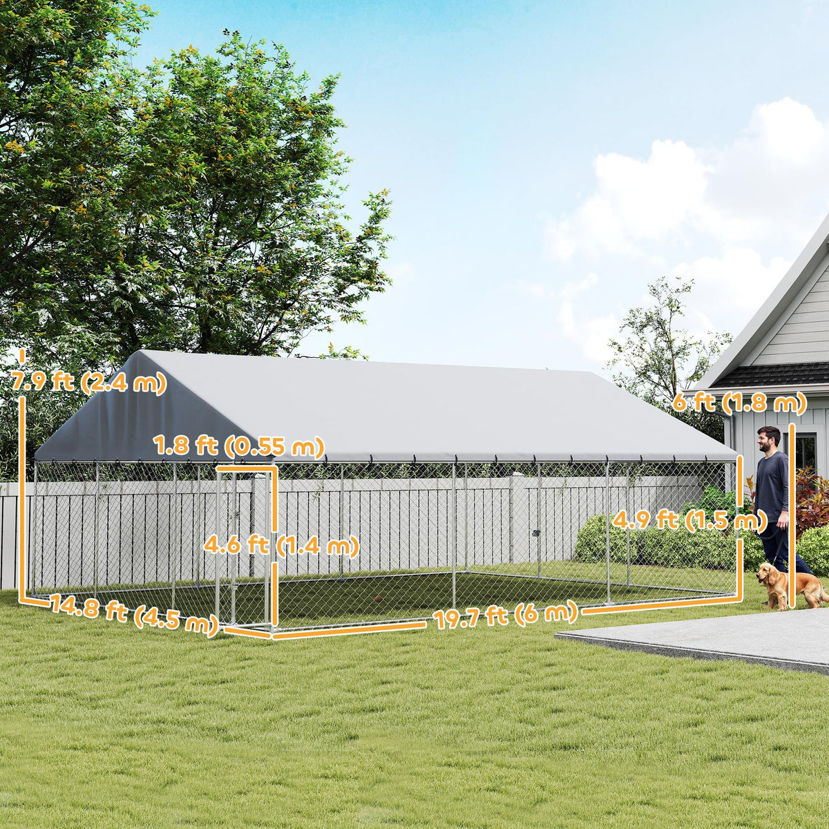 Outdoor Dog Kennel K470