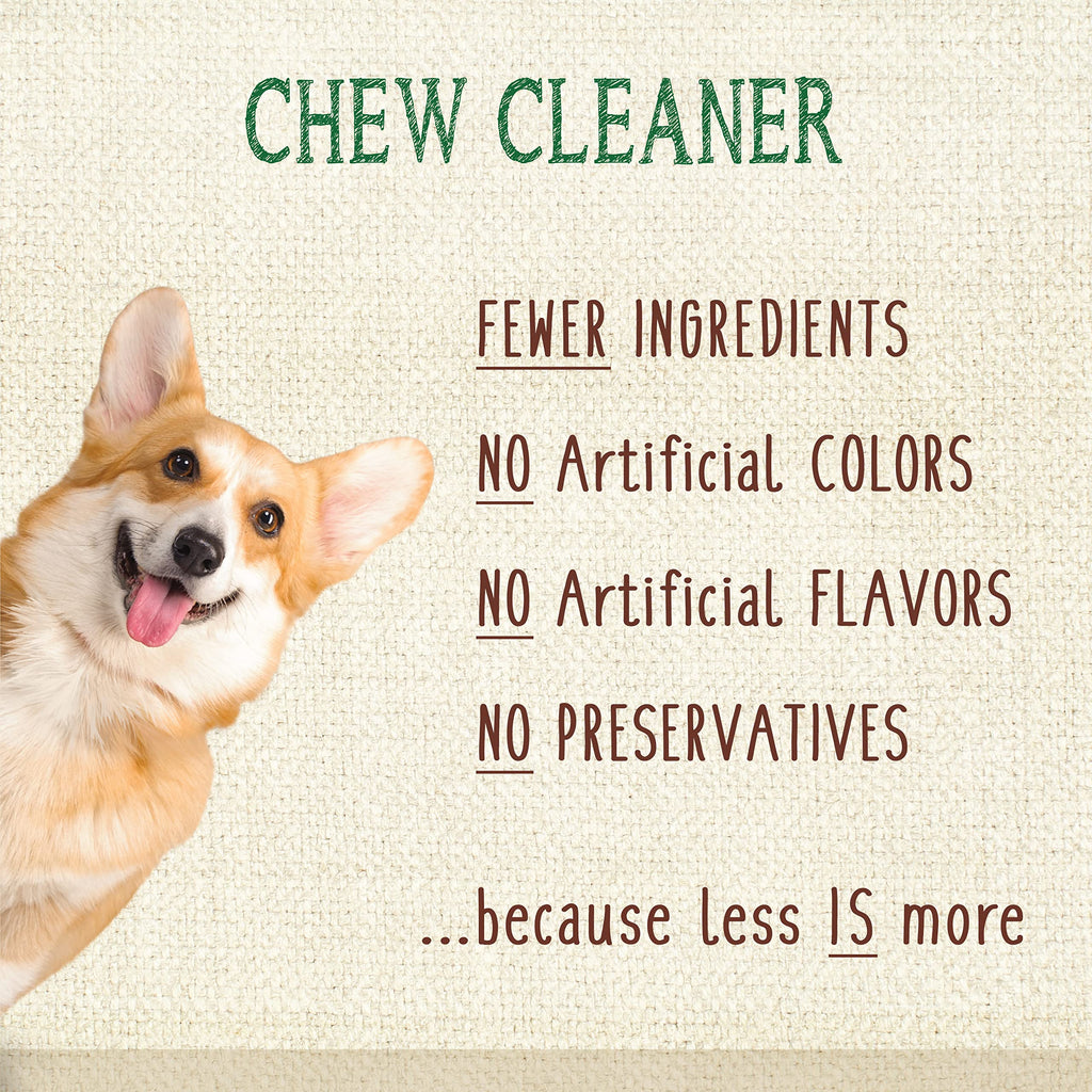 Natural Dog Dental Chews, Small 28 Count O55915